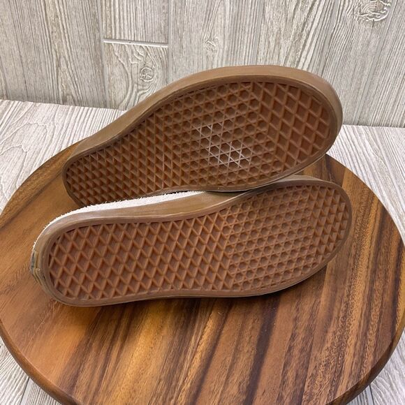 VANS Off The Wall Skater Shoe Pro Sport Low Sneaker Textured Leather Cream Black - Picture 11 of 11